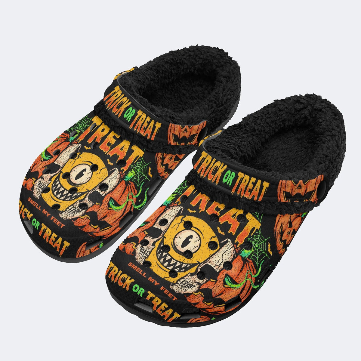 Monster Trick Treat - Fur Lined Slippers/Sandals