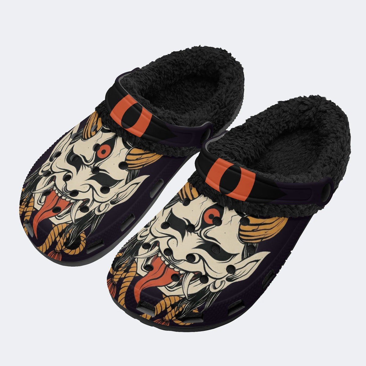 Savage Mask - Fur Lined Slippers/Sandals