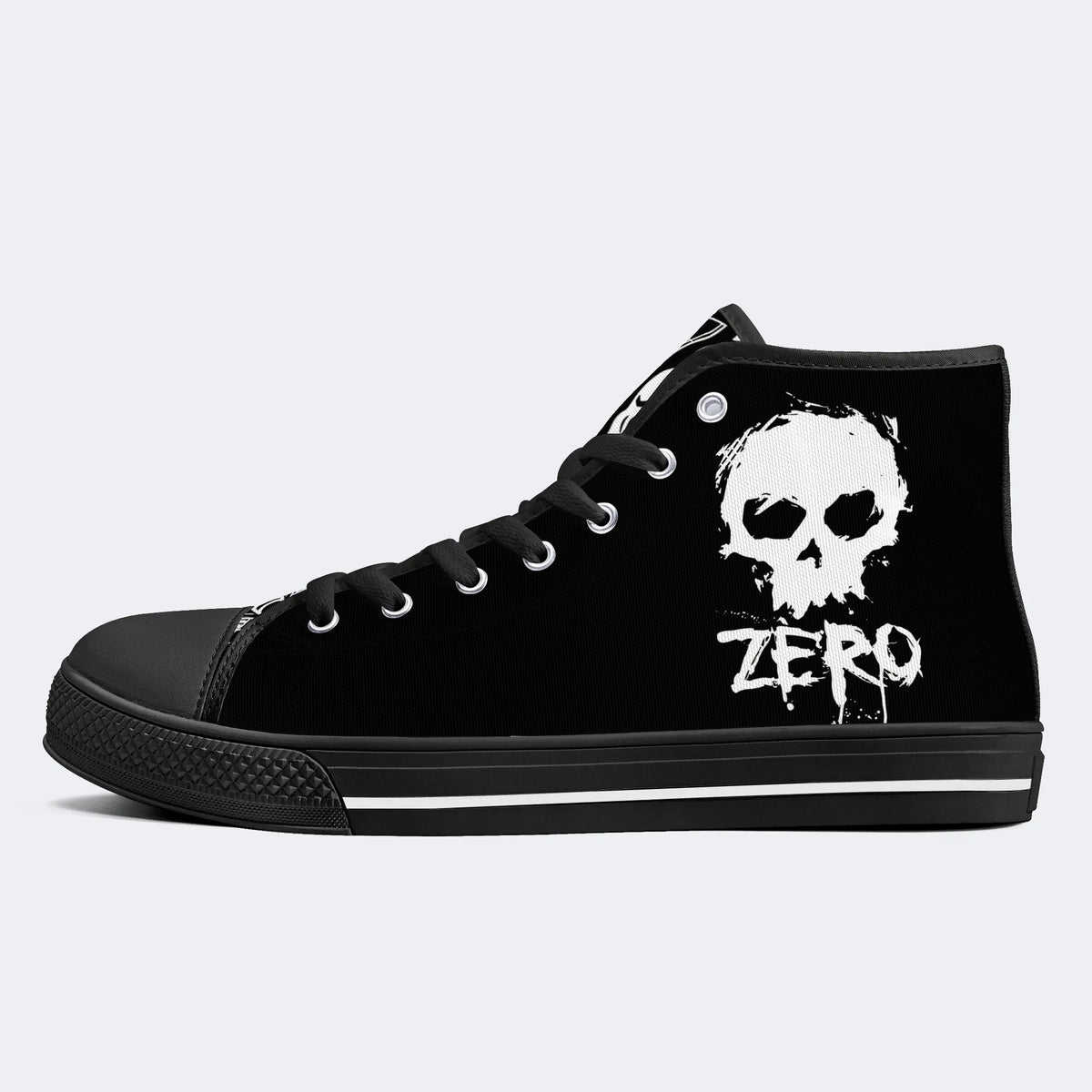 Zero Skull Art Classic Print - High Top Canvas