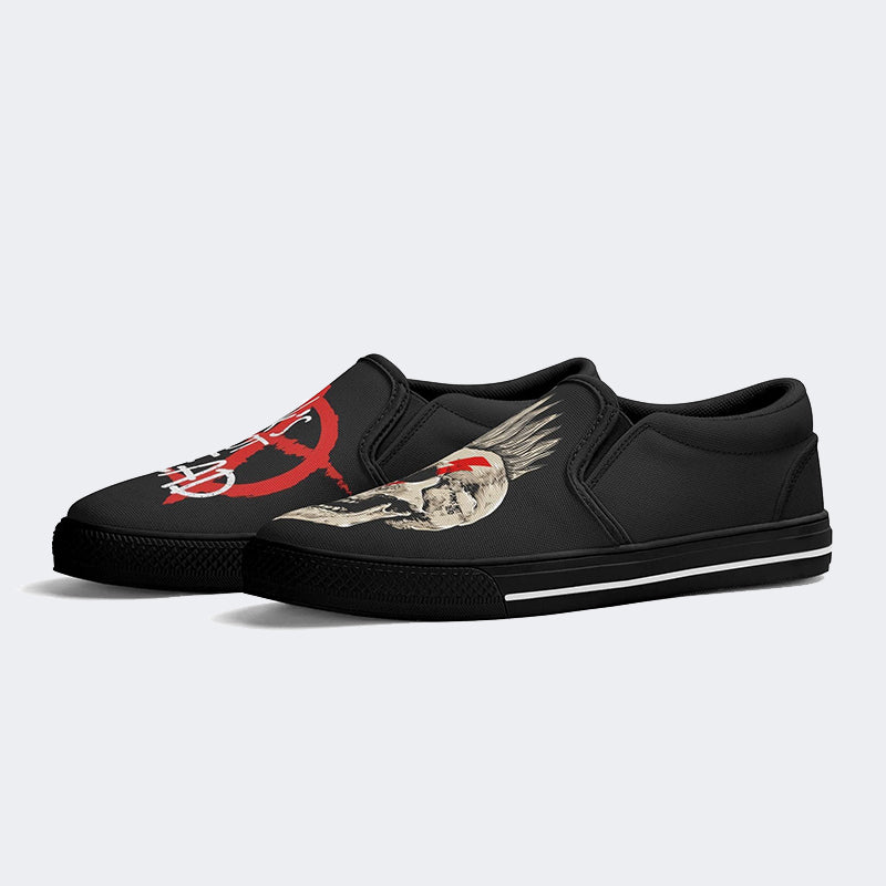 Punk Not Dead Print - Slip On Shoes