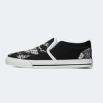 Death Moth Vintage Print - Slip On Shoes