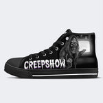 Horror Movie Vintage Graphic Print - High Top Canvas