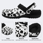 Jack Skellington Faces - Fur Lined Slippers/Sandals