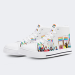 Pride Month High Top Canvas Shoes