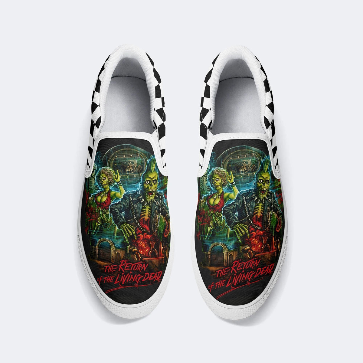 Horror Movie Graphic Printed - Slip On Shoes