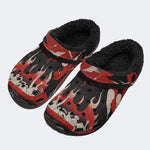Dark Hell Art - Fur Lined Slippers/Sandals