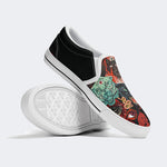 Retro Horror Print - Slip On Shoes