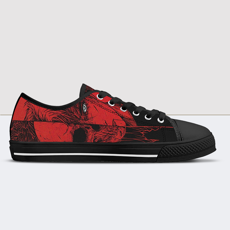 I'm the Red Skull Low Top Canvas Shoes