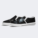 Unisex Retro Rock Music Skull Heart - Slip On Shoes