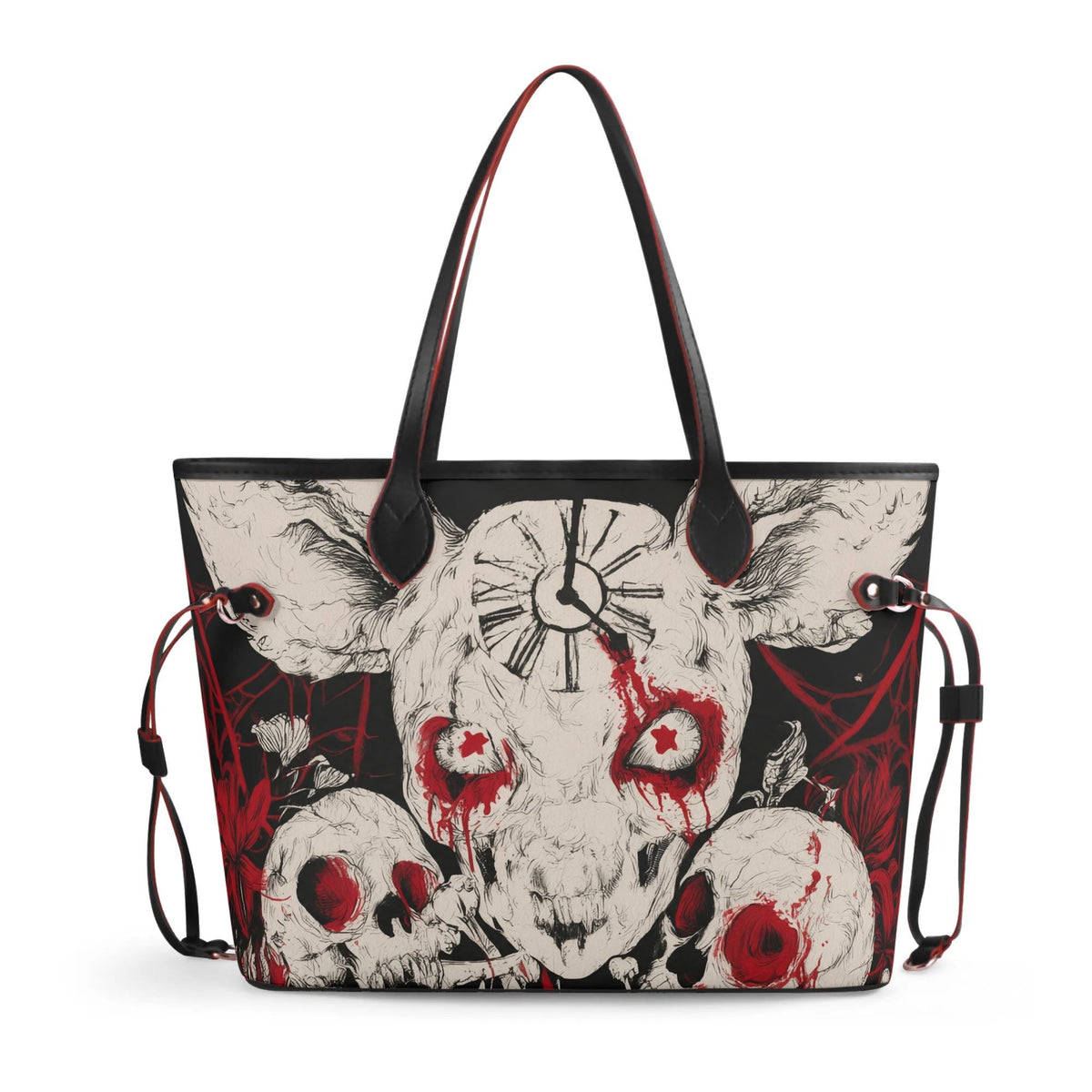 Horror Rat Clock - Large capacity handbag