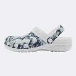 Unisex Ink Print - Fur Lined Slippers/Sandals