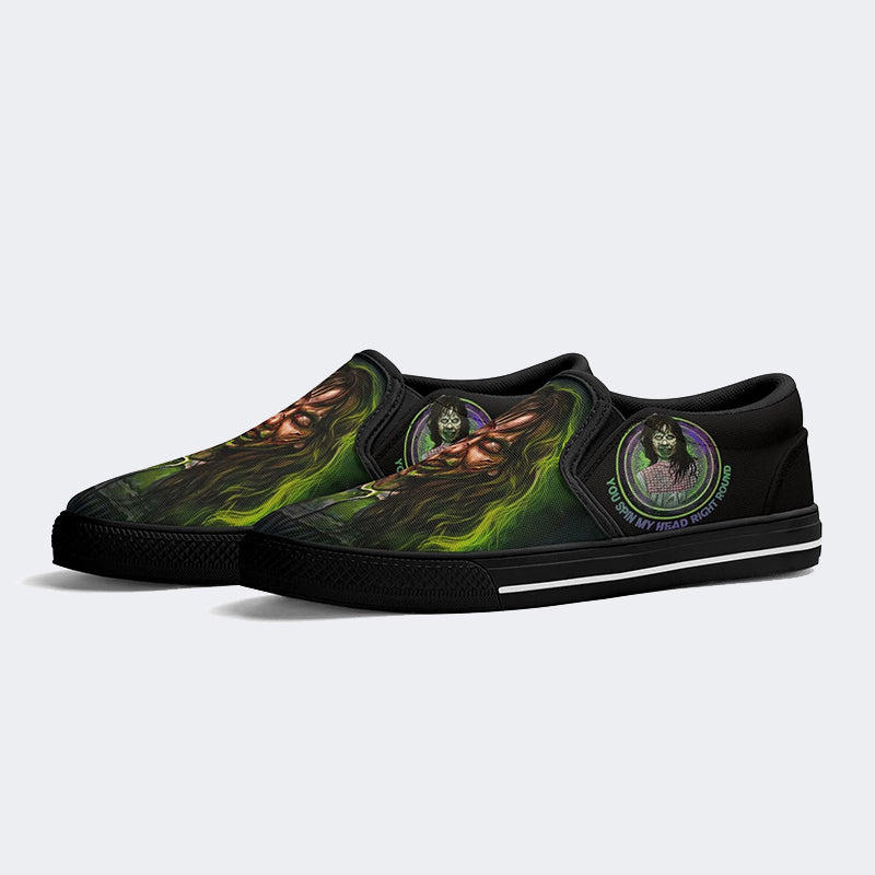 An Excellent Day For An Exorcism Print - Slip On Shoes