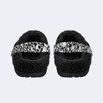 They Live Obey Print - Fur Lined Slippers/Sandals