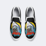 Shark Horror Movie Print - Slip On Shoes