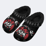 Magic Winged Skull - Fur Lined Slippers/Sandals