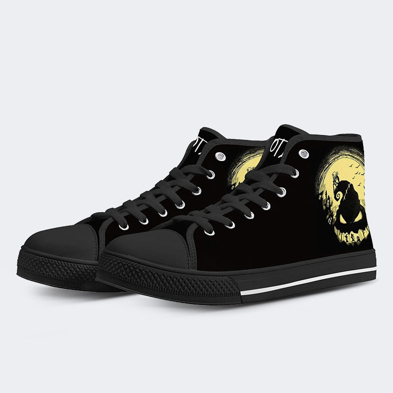 Die seltsame Welt von Jack Terror Filmes - High Top Canvas