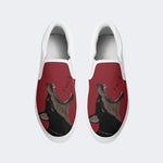 Black Dog Fuck Print - Slip On Shoes