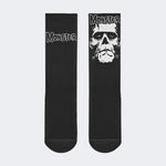 Unisex Monster Skull Print - Crew Socks