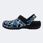 Fiesta Sugar Skull - Fur Lined Slippers/Sandals