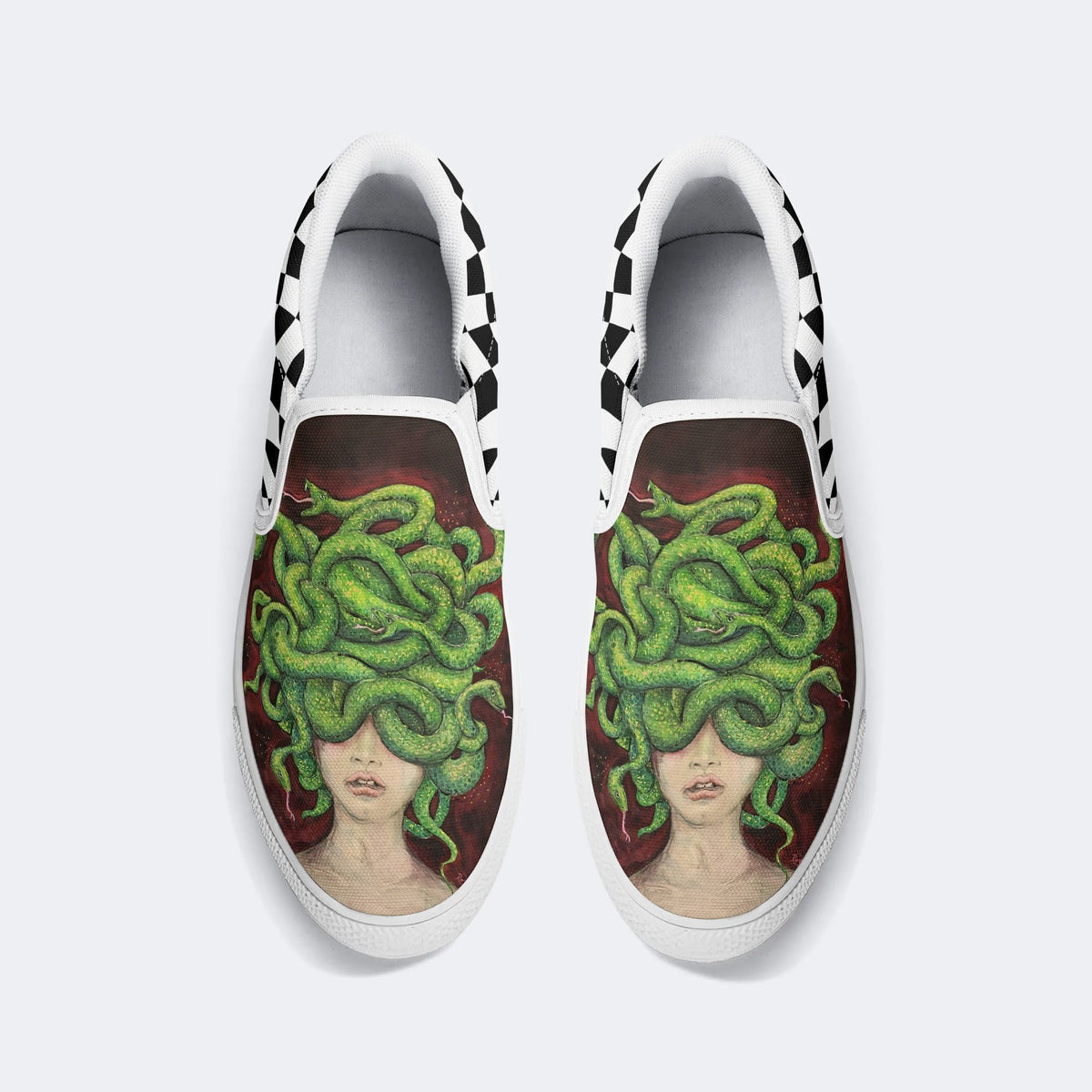 Medusa Print - Slip On Shoes