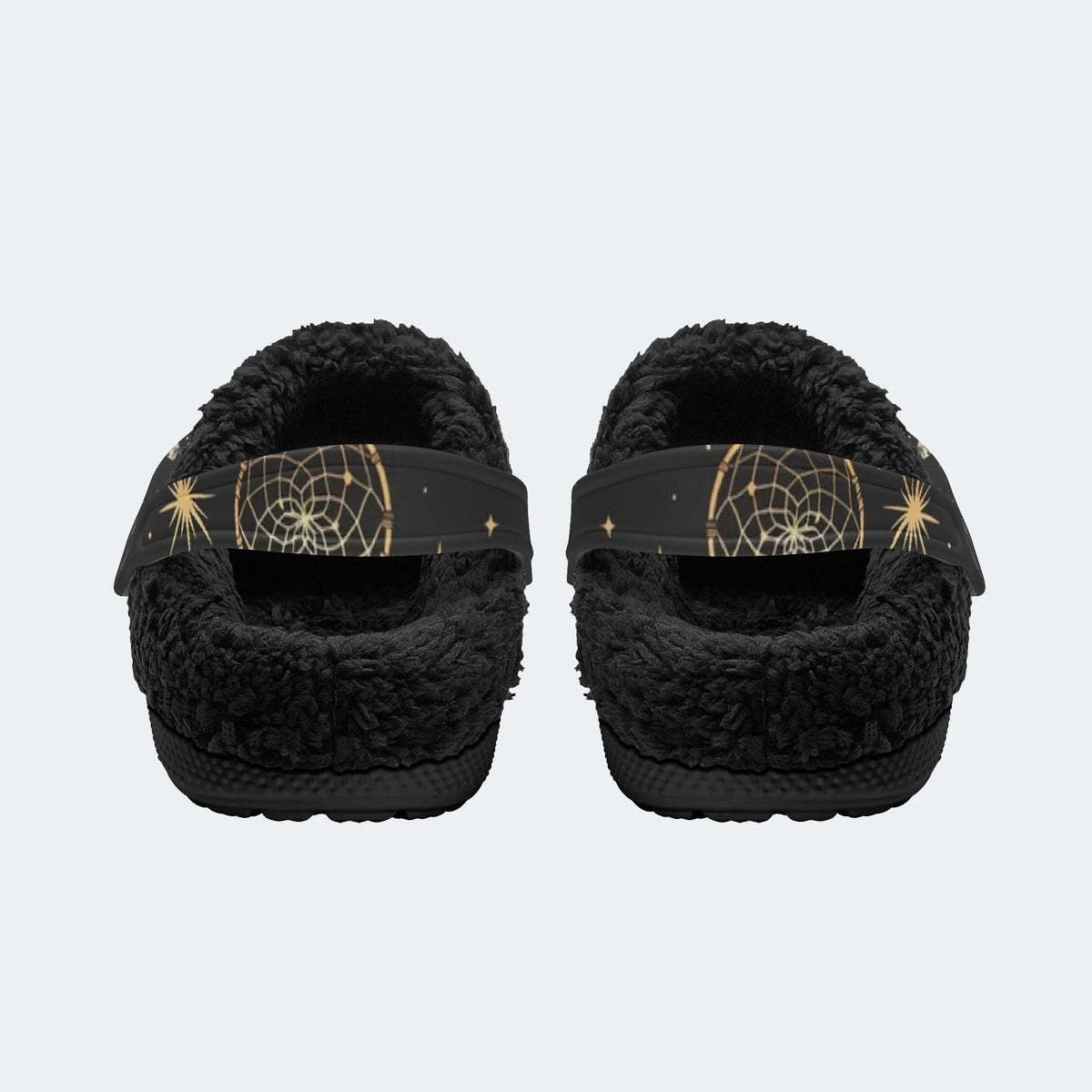 Dark Skull Crystal - Fur Lined Slippers/Sandals
