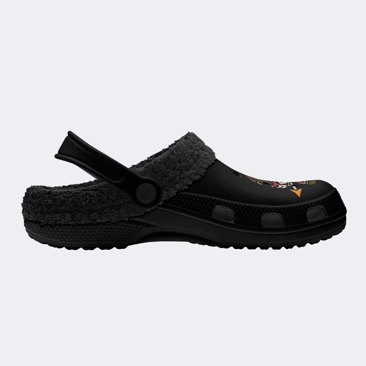 Panther Arrow Tattoo - Fur Lined Slippers/Sandals