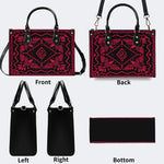 Red Eagle Totem - Leather Handbag