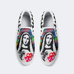 Unisex Graffiti Mary Art Print - Slip On Shoes