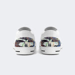 Unisex Skull Tree Graphic Print - Slip On Shoes