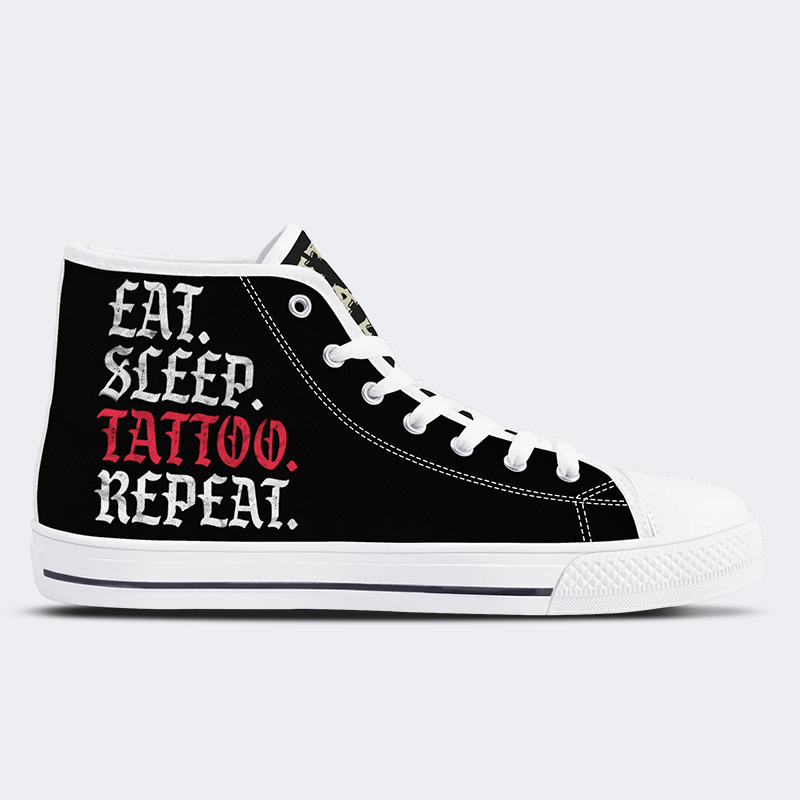 Unisex Trust No One Print - High Top Canvas