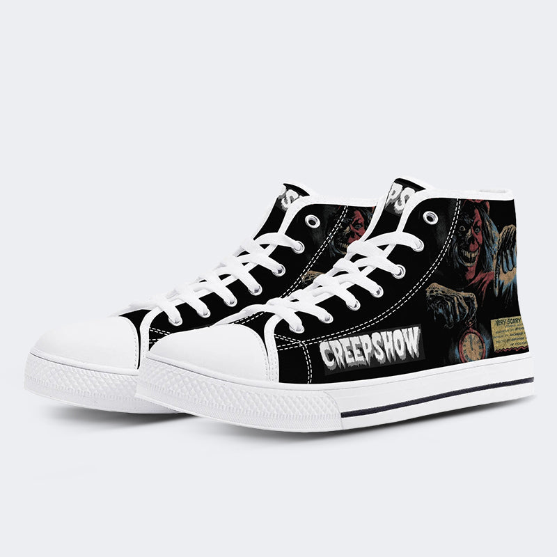 Horror Movie Vintage Graphic - High Top Canvas
