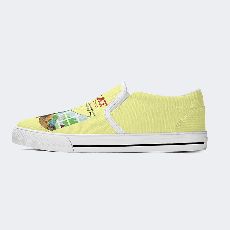 Funny Retro Art Print - Slip On Shoes