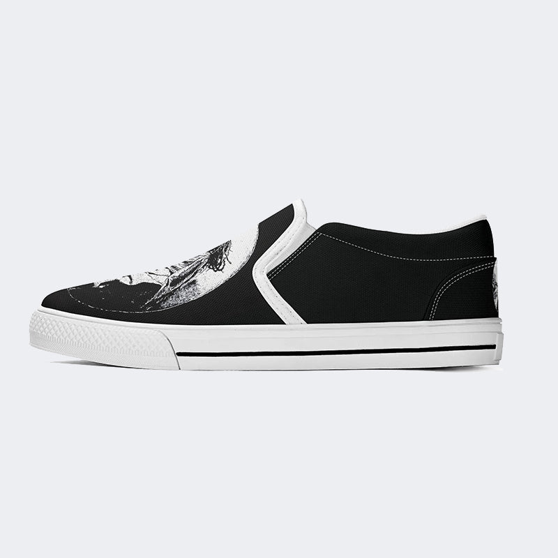 Chaussures unisexes à enfiler avec imprimé Christ Art 