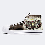 Death Moth&Skull - High Top Canvas