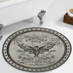 Vintage Death Moth Print - Floor Mat