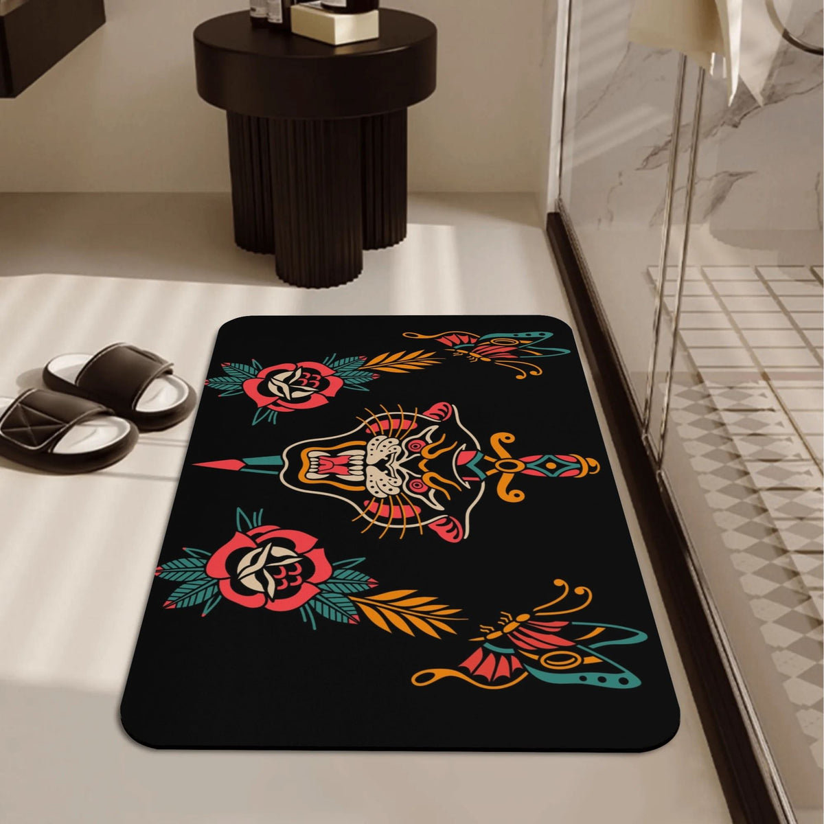 Unisex Tiger Print - Foot Pad