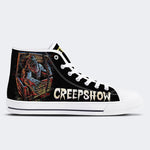 Horror Movie Vintage Graphic Print - High Top Canvas
