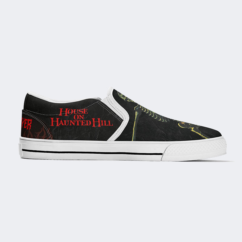 Unisex Horror Movie Print - Slip On Shoes