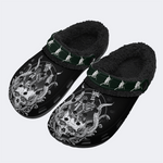 Horror Skull King - Fur Lined Slippers/Sandals