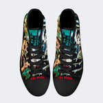 Horror Movie Vintage Graphic Print - High Top Canvas
