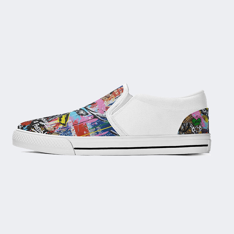 Everything Is Possible Print - Slip On Shoes