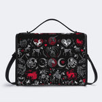 Fantastic Beasts Print - Leather Satchel Bag