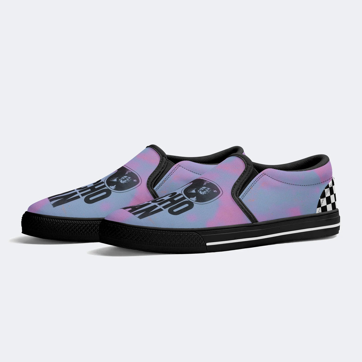 Macho Man Retro Unisex Print - Slip On Shoes