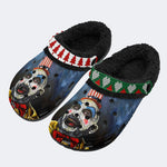 Unisex Horror Print - Fur Lined Slippers