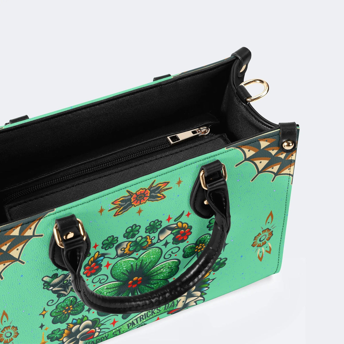 Happy St. Patrick's Day - Leather Handbag