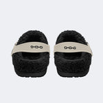 Gothic Skeleton Hand Rose Floral - Fur Lined Slippers/Sandals