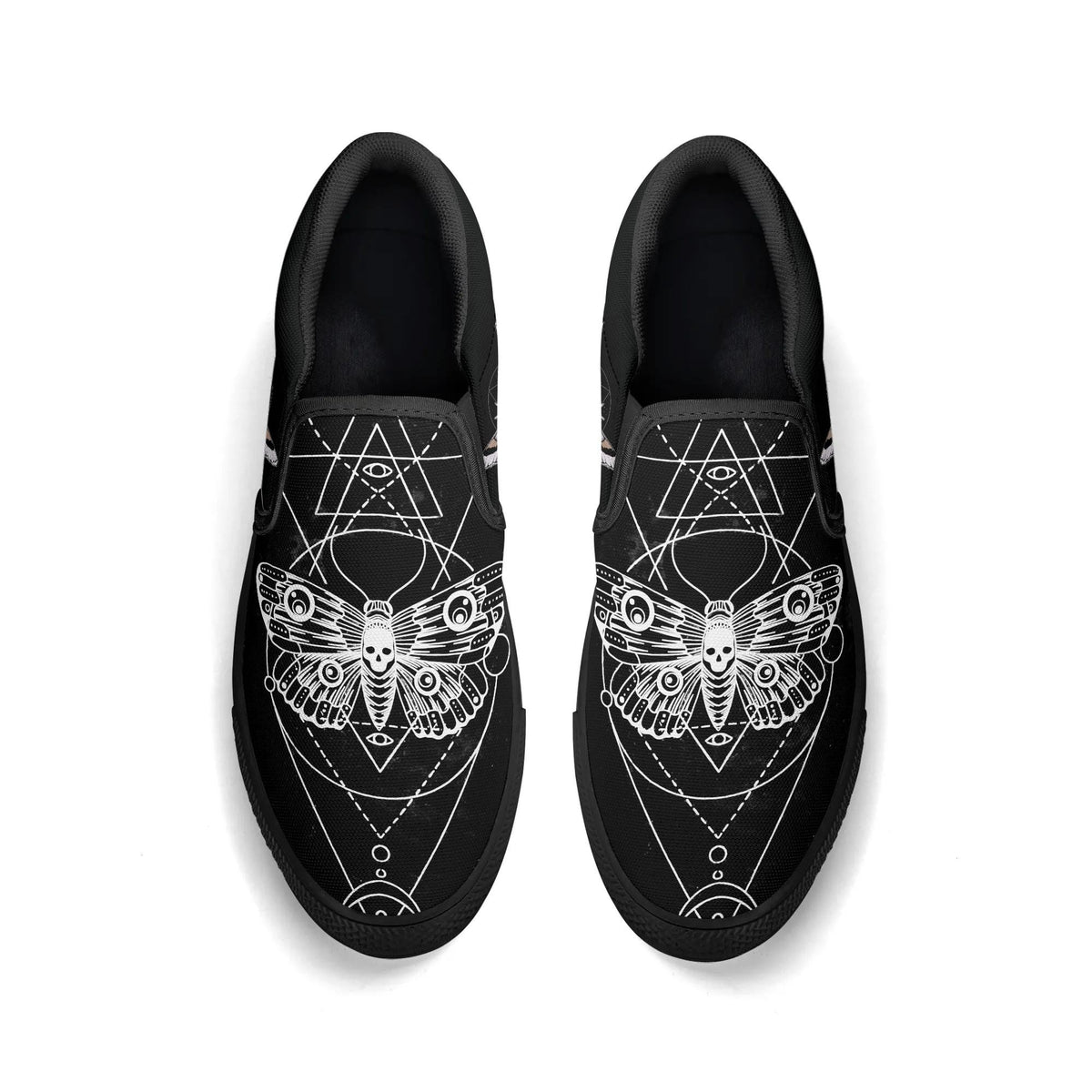 Unisex Death Moth&amp;Skull - Slipper 