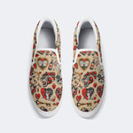 Red Love Heart - Slip On Shoes