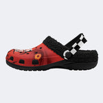 Horror Movie Graphic - Fur Lined Slippers