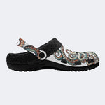 Octopus Print - Fur Lined Slippers/Sandals